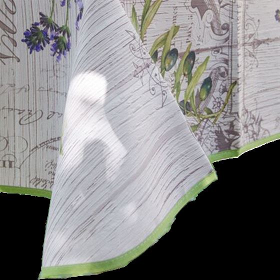 Rechthoek frans tafelkleed 300 cm met lavendel en zonnebloem