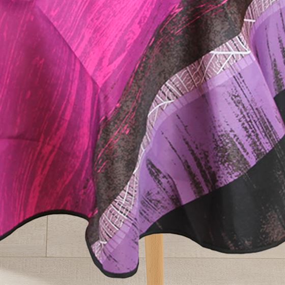 Tafelkleed anti-vlek taupe, lila | Franse Tafelkleden