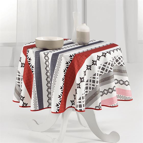 Nappe de table rouge Moderne et lumineuse | Franse Tafelkleden