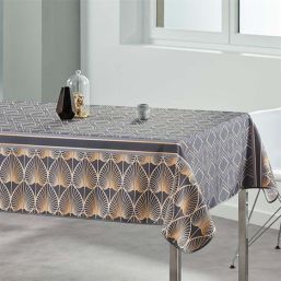 Tablecloth anti-stain black...
