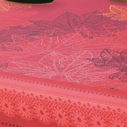 Tischdecke Anti-Fleck Tropicana Rouge | Franse Tafelkleden