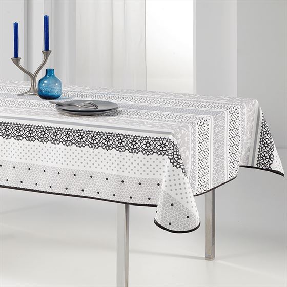 Tablecloth ecru Sober and delicate rectangular | French tablecloths