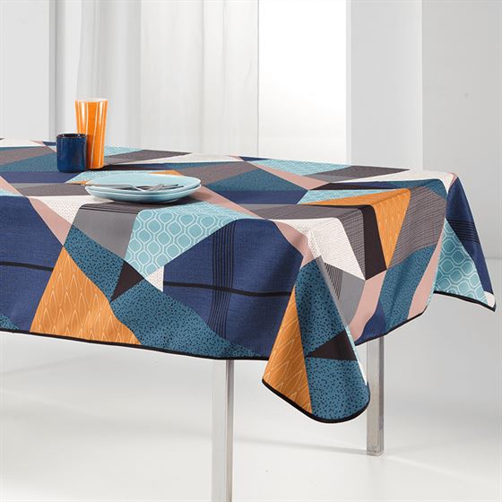 Tablecloth multicolored triangle rectangular anti-stain