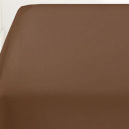 Tablecloth anti-stain plain brown | Franse Tafelkleden