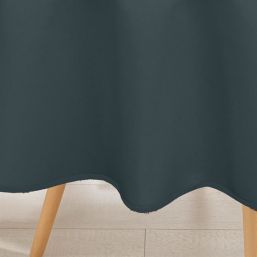 Nappe de table anti tache anthracite uniforme | Franse Tafelkleden