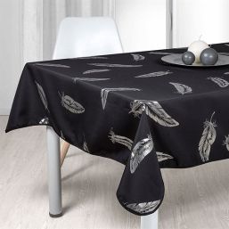 Tablecloth anti-stain black...