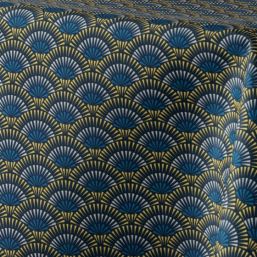 Tablecloth anti-stain blue, yellow arches | Franse Tafelkleden