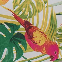 Tablecloth anti-stain tropical parrot | Franse Tafelkleden