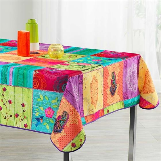 Tablecloth colorful with buddhism French tablecloths
