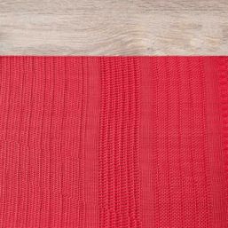 Set de table anti tache vinyle rouge | Franse Tafelkleden