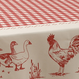 Franse Tafelkleden: Polyester Antifleck Tischtuch - Bauernbond Karos