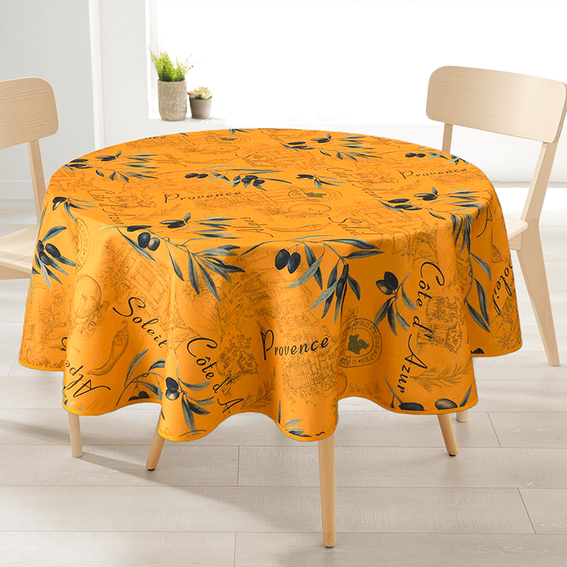 Tischdecke Polyester gelb profence | Franse Tafelkleden