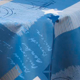 Blue Polyester Tablecloth | Franse Tafelkleden