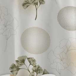 Beige Polyester-Antifleck-Tischdecke | Franse Tafelkleden