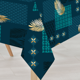 Dark blue Polyester Tablecloth | Franse Tafelkleden
