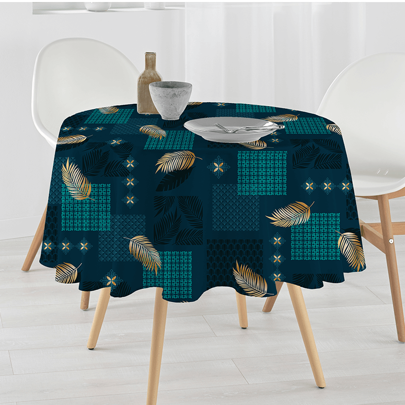 Dark blue Polyester Tablecloth | Franse Tafelkleden