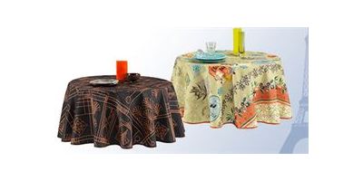 Tablecloth round 160 cm for in and outside | Franse Tafelkleden